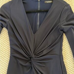 Ralph Lauren Midnight Blue Dress EUC